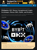 Philippine SEC Warns Unregistered Crypto Exchanges, Targets OKX, Bybit, and Kraken