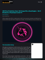 UNI Price Prediction: Near-12% Surge Hits a Dead Engine — $6.11 Breakout or Flush Back to $4.71? - Blockchain.News
