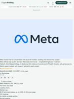 Meta backs five US universities with Muse AI models, funding and researcher access