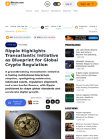 Ripple Highlights Transatlantic Initiative as Blueprint for Global Crypto Regulation – Featured Bitcoin News