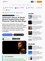 Anthropic's Secret AI Model Mythos Audits Entire Zcash Protocol, Finds No New Bugs