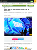 CBDCs ‘costly fiat copy’, not fintech success so far: Ex-Binance exec