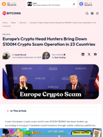 Europe's Head Hunters Bring Down $100M Crypto Scam OP