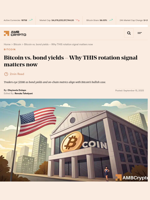 Bitcoin vs. bond yields – Why THIS rotation signal matters now - AMBCrypto