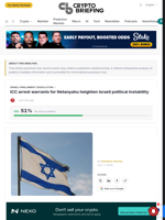 ICC arrest warrants for Netanyahu heighten Israeli political instability