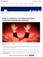 Shareholders Challenge BitMine Over Governance and Strategy