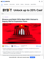 Binance Could Expand Asian Headquarters To Vietnam