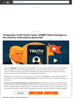 Trump’s Token Tease Sparks Buzz — SUBBD Token Could Be the Smarter Play