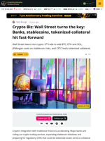 Banks Warm to Crypto: E*Trade Trading, Stablecoins & Tokenized Collateral