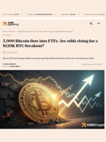 5,900 Bitcoin flow into ETFs: Are odds rising for a $120K BTC breakout? - AMBCrypto