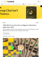 XRP price news: What next for Ripple-linked token as losses at highest since 2022