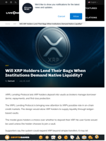 XRPL Lending Protocol Could Unlock XRP Liquidity