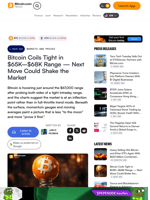 Bitcoin Coils Tight in $65K–$68K Range — Next Move Could Shake the Market – Markets and Prices Bitcoin News