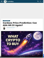 Cardano Price Prediction: Can ADA Hit $1 Again? - TechBullion