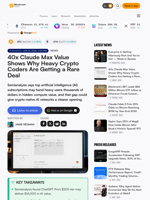 40x Claude Max Value Shows Why Heavy Crypto Coders Are Getting a Rare Deal – Bitcoin News
