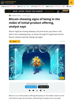 Bitcoin In IPO Phase As Early Holders Give Way to New Investors