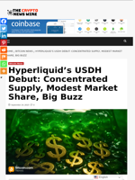Hyperliquid’s USDH Debut: Concentrated Supply, Modest Market Share, Big Buzz - The Crypto News Wire