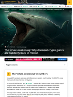 The Great Bitcoin Unfreezing: Why Ancient Wallets Are Coming Alive in 2025