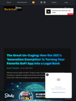 The Great Un-Caging: How the SEC's 'Innovation Exemption' is Turning Your Favorite DeFi App into a Legal Bank - Blockchain.News