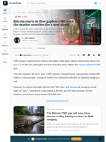 Bitcoin starts its first gapless CME week as the market searches for a new signal
