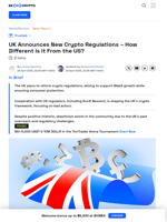 UK Treasury to Reform Crypto Regulations with US Cooperation