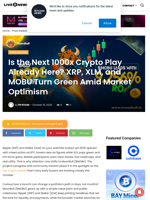 Is the Next 1000x Crypto Play Already Here? XRP, XLM, and MOBU Turn Green Amid Market Optimism  | Live Bitcoin News