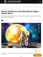 Stellar (XLM) Price Hits Multi-Month Highs — What’s Next? - DailyCoin