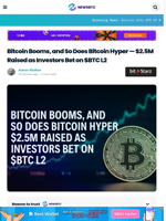 Bitcoin Hyper Raises $2.5M in Presale: Why Bitcoin Desperately Needs This Layer 2 Solution for the Next Breakout
