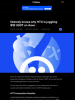Nobody knows why HTX is juggling $1B USDT on Aave