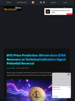 BTC Price Prediction: Bitcoin Eyes $75K Recovery as Technical Indicators Signal Potential Reversal - Blockchain.News