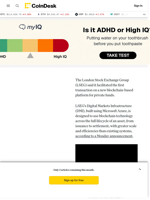 London Stock Exchange Unveils Blockchain-Based Platform for Private Funds