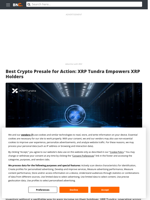Best Crypto Presale for Action: XRP Tundra Empowers XRP Holders