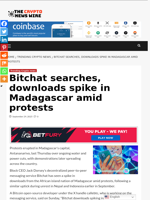Bitchat searches, downloads spike in Madagascar amid protests - The Crypto News Wire