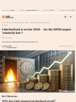 Lido buyback is set for 2026 – Are the $10M targets 'relatively low'? - AMBCrypto
