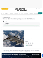 Third AC-130J Ghost Rider gunship arrives in CENTCOM area