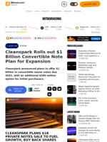 Cleanspark Rolls out $1 Billion Convertible Note Plan for Expansion – Mining Bitcoin News