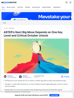 ASTER Price Faces Big Test at One Date and One Level