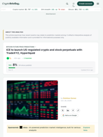 ICE to launch US-regulated crypto and stock perpetuals with TradeXYZ, Hyperliquid