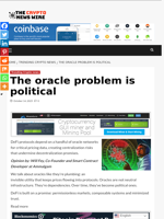The oracle problem is political - The Crypto News Wire
