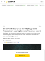 Avalanche news (AVAX): network heads to the stars: SETI telescope data goes onchain