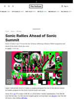 Sonic Rallies Ahead of Sonic Summit - 