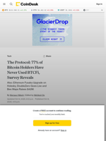 The Protocol: 77% of Bitcoin Holders Have Never Used BTCFi, Survey Reveals