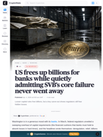 Washington is admitting bank losses never really went away