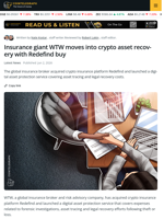 WTW Acquires Crypto Insurance Platform Redefind