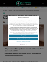 Legal Analysis Points to Relationship Between XRP and Ripple