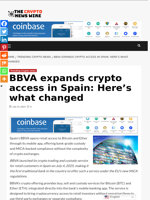 BBVA expands crypto access in Spain: Here’s what changed - The Crypto News Wire