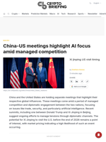 China-US meetings highlight AI focus amid managed competition