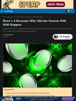 Here’s 4 Reasons Why Altcoin Season Will Still Happen