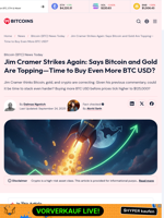 Jim Cramer Tweets, Bitcoin BTC USD To $125,000?