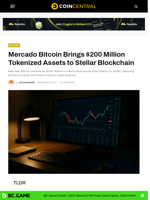 Mercado Bitcoin Brings $200 Million Tokenized Assets to Stellar Blockchain